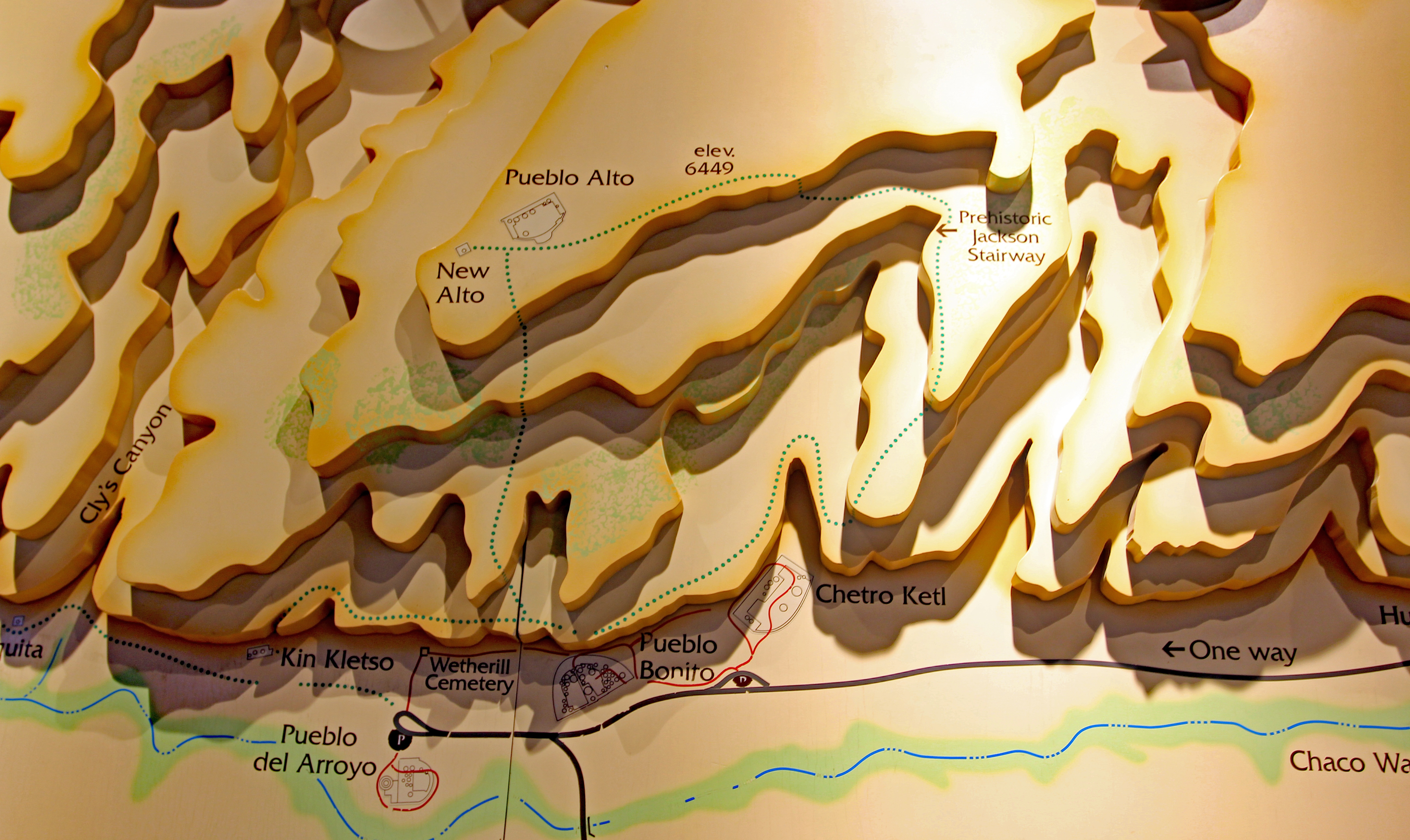 4.8 mile hike through mountain lion territory on Pueblo Alto Trail at Chaco Canyon in Nageezi, NM