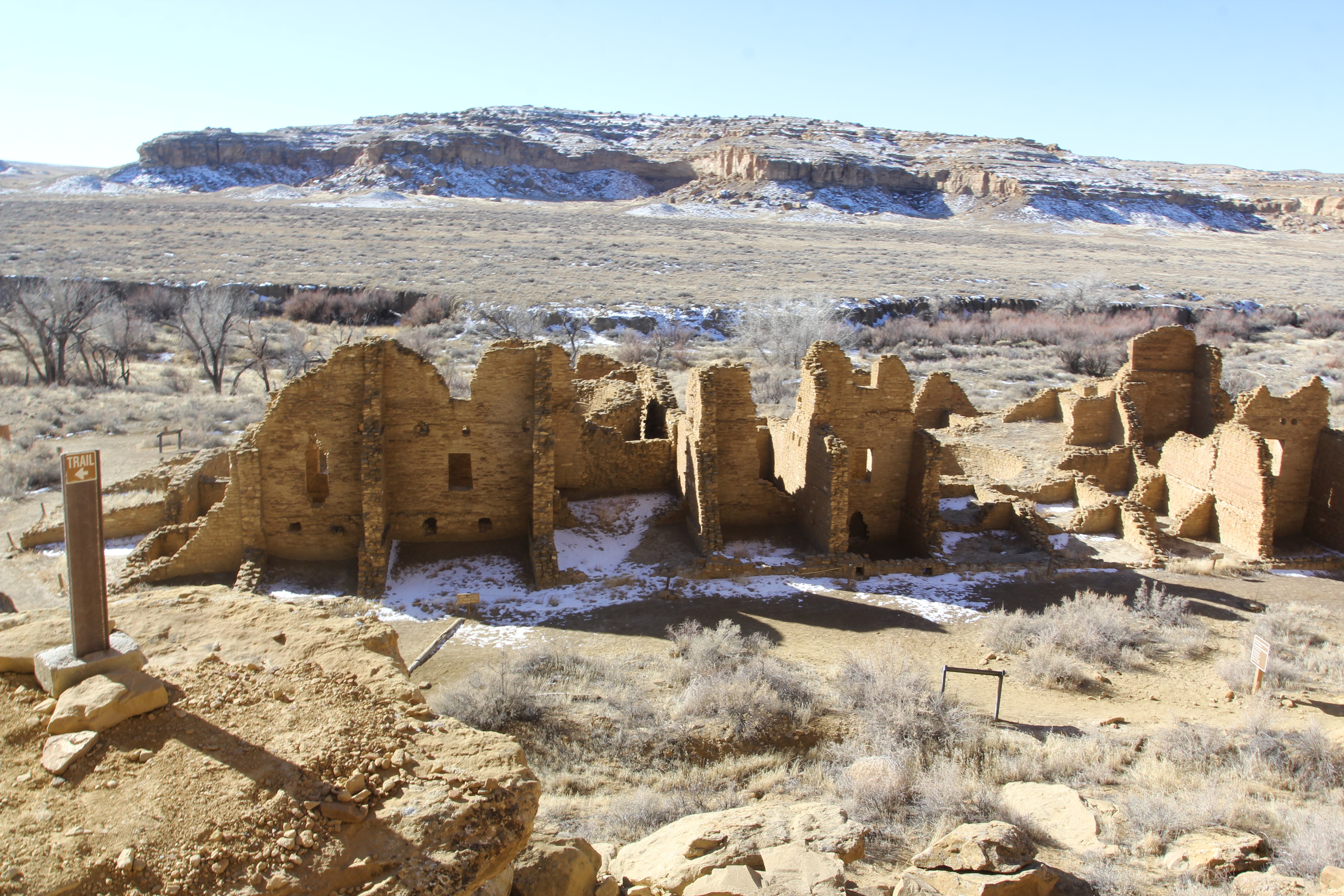 Kin Klesto trailhead at Chaco Canyon in Nageezi, NM