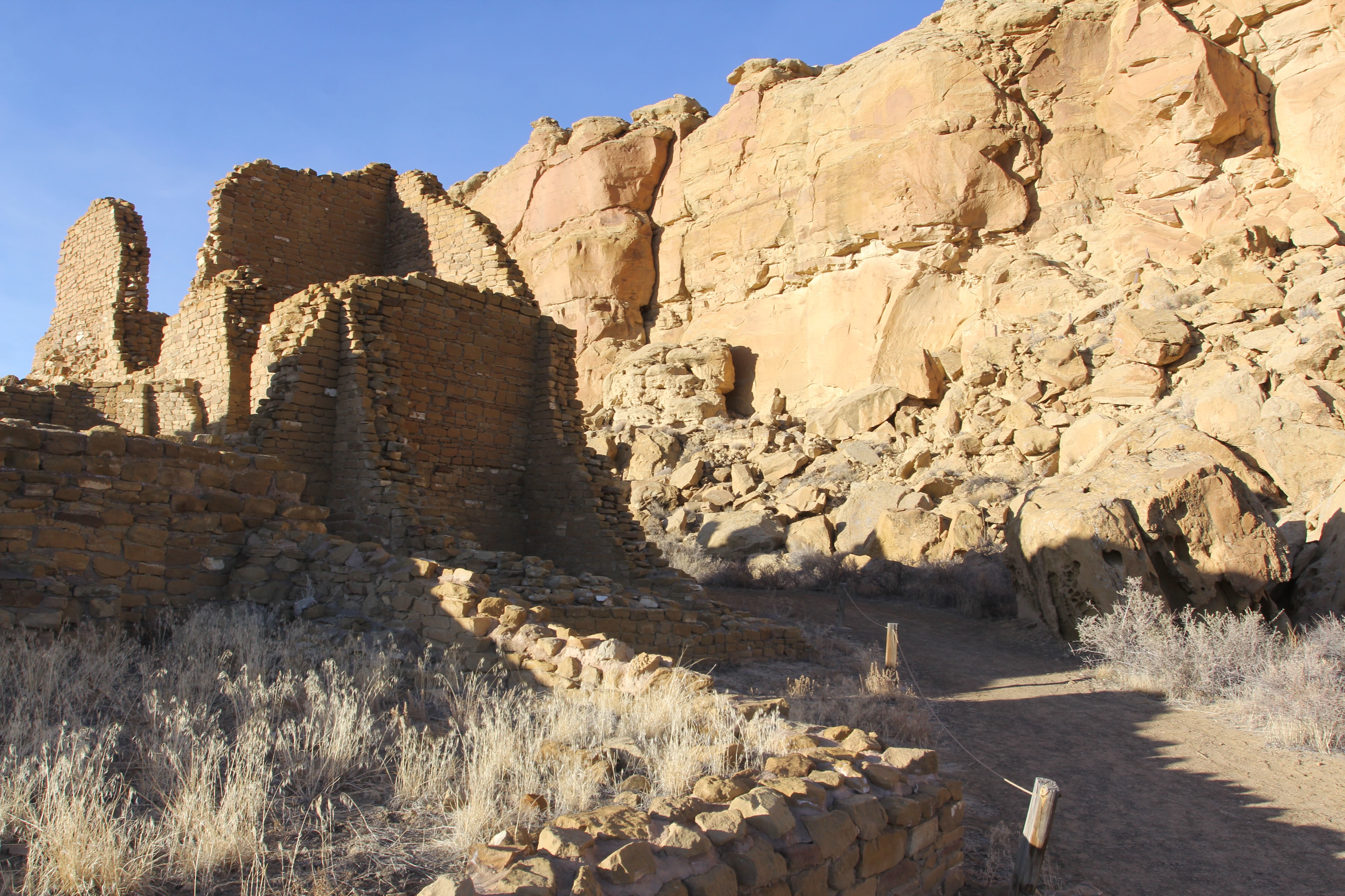 Kin Klesto trailhead at Chaco Canyon in Nageezi, NM