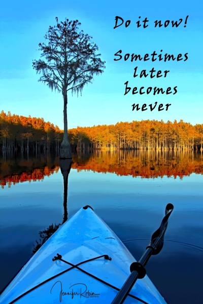 KAYAKING ON WATSON POND
